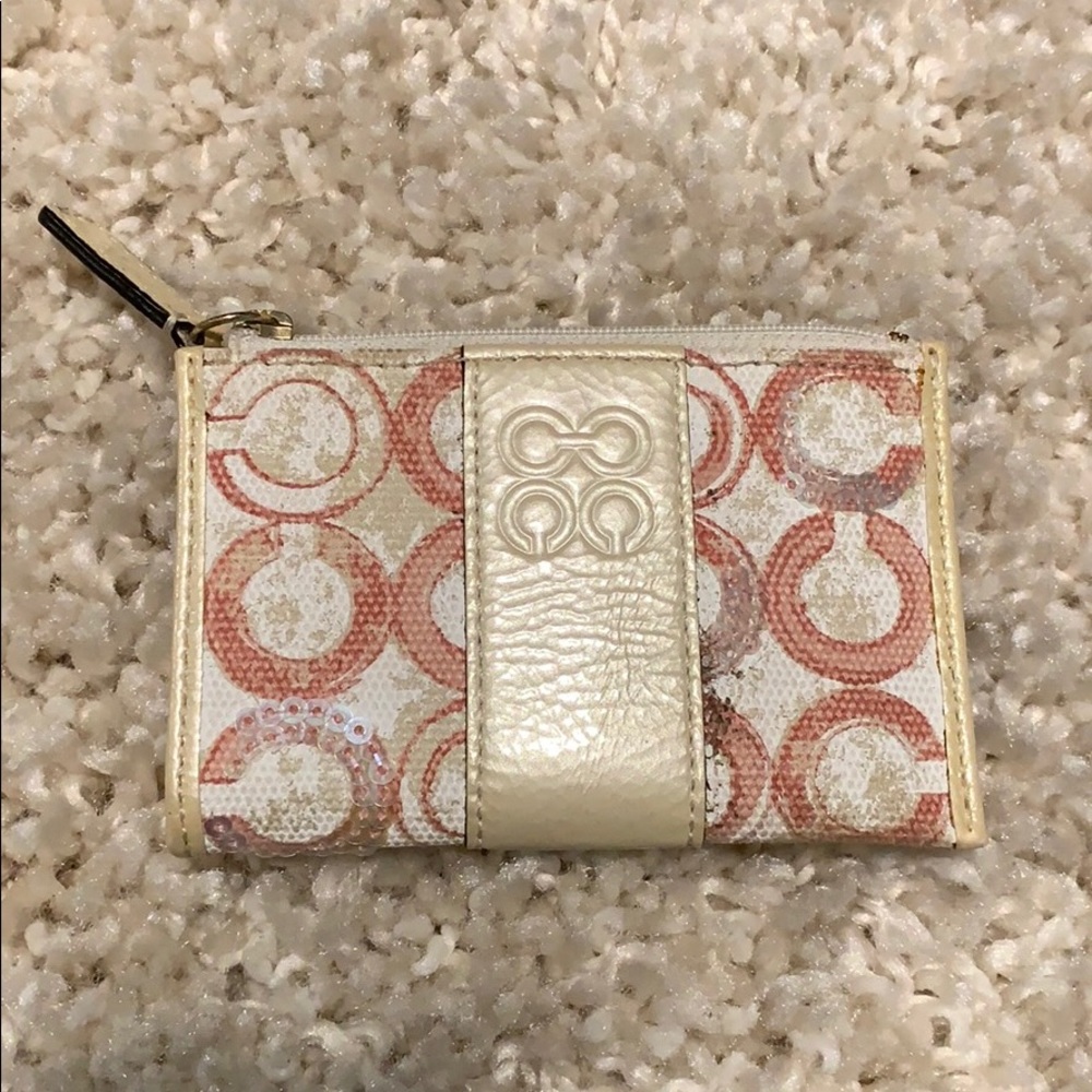Coach key/coin/card holder